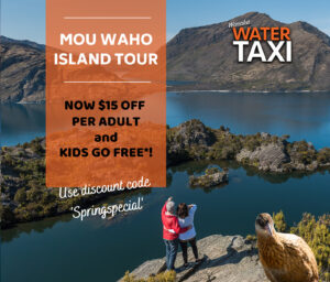 Mou Waho Island Deal 15 Off Spring Special